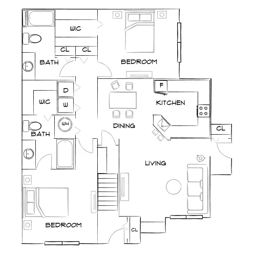 Solace Timacuan - Lake Mary, FL - Furnished Diagram