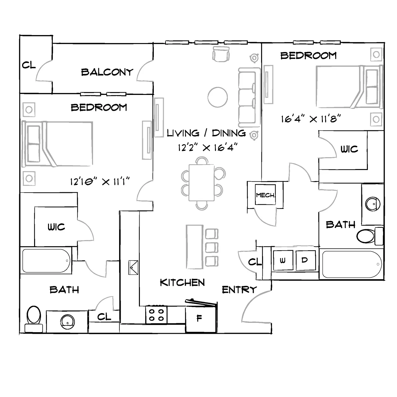 The Lodge at Hidden River - Tampa, FL - Furnished Diagram