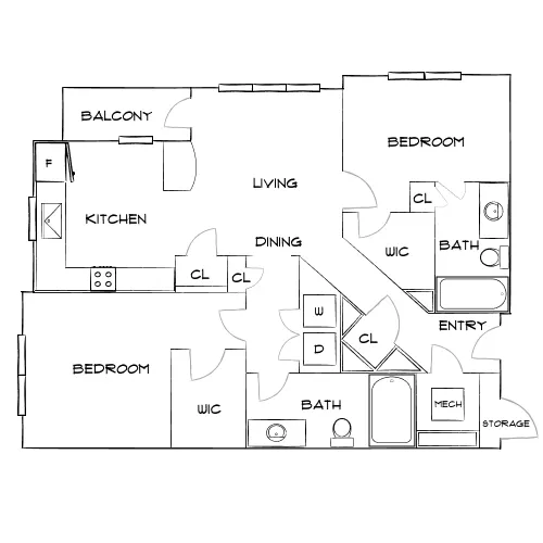 Aldridge at Town Village - Marietta, GA - Diagram