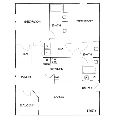 Arbor Place - Douglasville, GA - Diagram