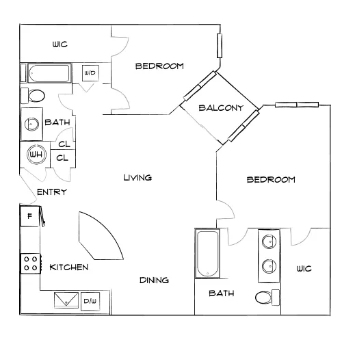Lenox Village Town Center - Nashville, TN - Diagram