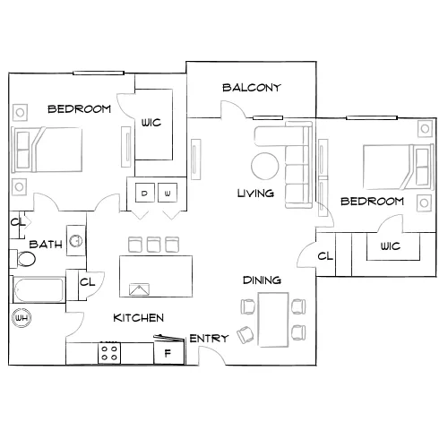 Citi Lakes - Orlando, FL - Furnished Diagram
