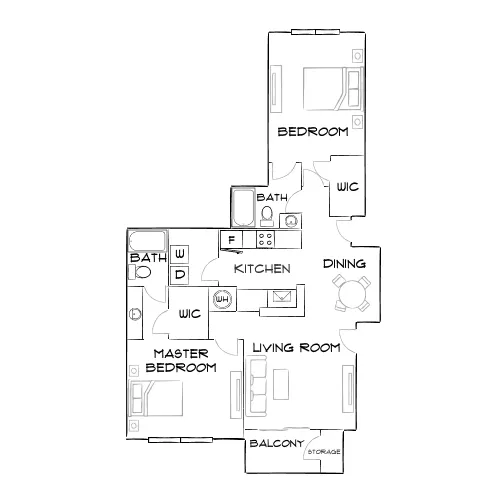 Bay Club - Jacksonville, FL - Furnished Diagram