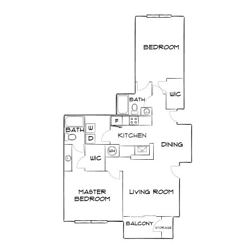 Design 2B20 floor plan