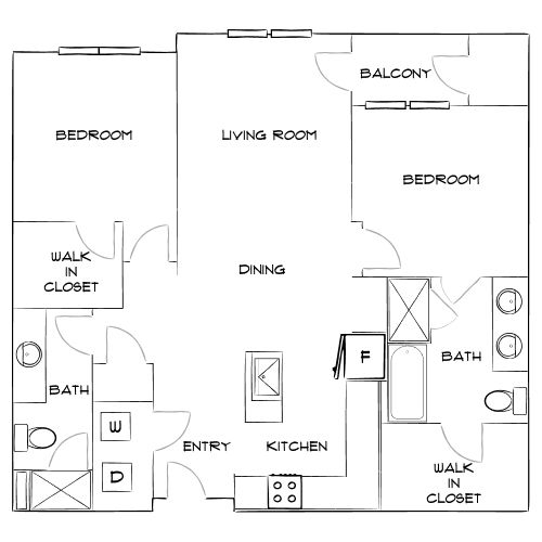 Design 2B20 floor plan