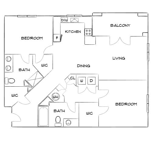 Design 2B20 floor plan