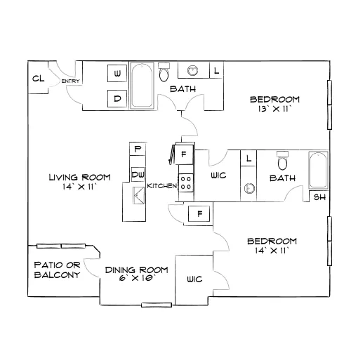 Lakeview at Gateway Park - Denver, CO - Diagram