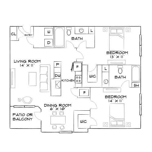 Lakeview at Gateway Park - Denver, CO - Diagram
