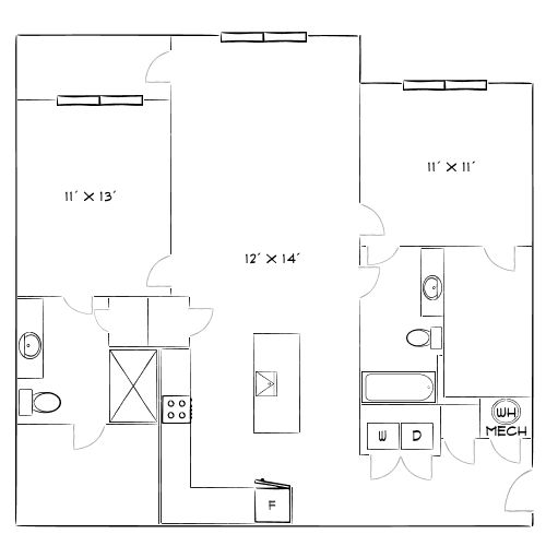 Pine and Parker - Parker, CO - Diagram