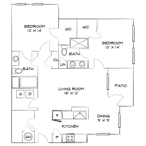Crestview at Apex Apartments - Apex, NC - Diagram