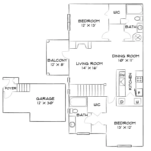 Preston Reserve Apartments - Cary, NC - Diagram