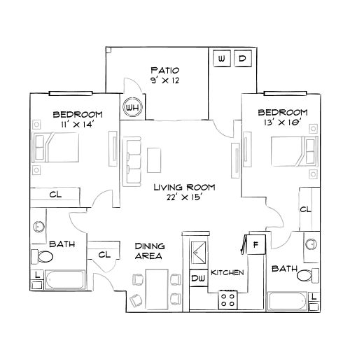 Villas at Towngate - Moreno Valley, CA - Diagram