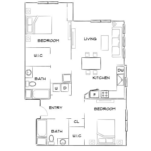 River Birch - Watertown, MA - Furnished Diagram