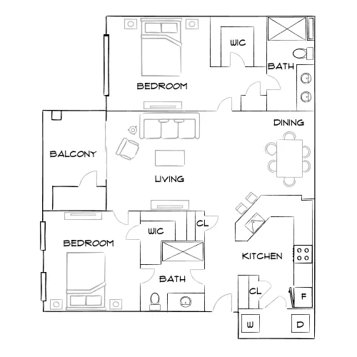 Zerzura - Las Vegas, NV - Furnished Diagram