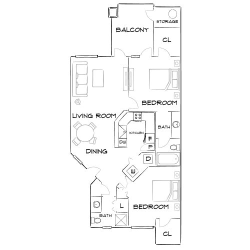 Lumiere Chandler - Chandler, AZ - Floor Plan Diagram