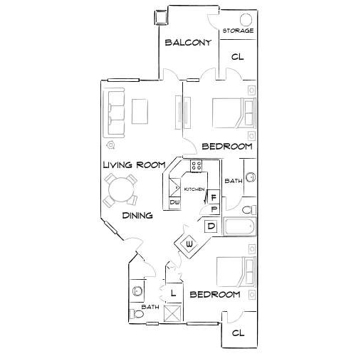 Lumiere Chandler - Chandler, AZ - Floor Plan Diagram