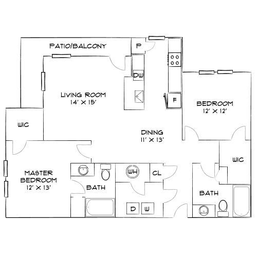 Design 2C floor plan