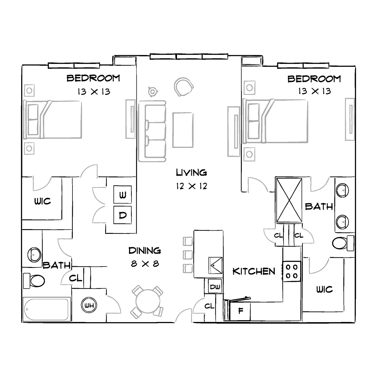 Sire Wellington - Haslet, TX - Furnished Diagram