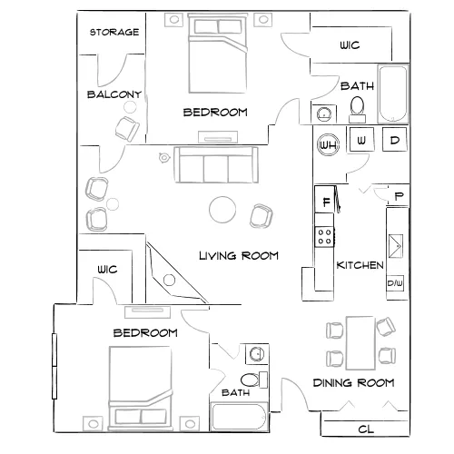 Ridge at Roper Mountain - Greenville, SC - Furnished Diagram