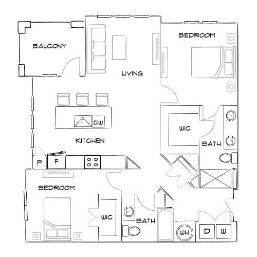 The Menlo - Jacksonville, FL - Furnished Diagram