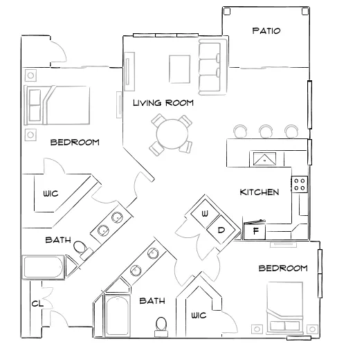Vue at Centennial - Las Vegas, NV - Furnished Diagram