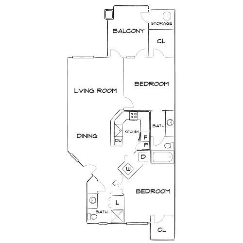 Lumiere Chandler - Chandler, AZ - Floor Plan Diagram