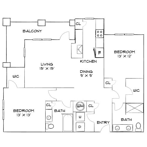Design 2C floor plan