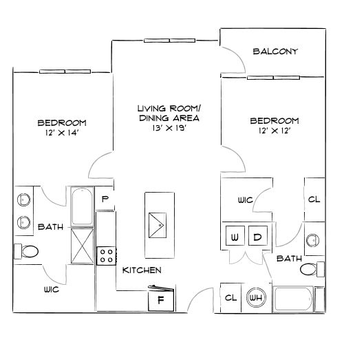 Design 2C floor plan