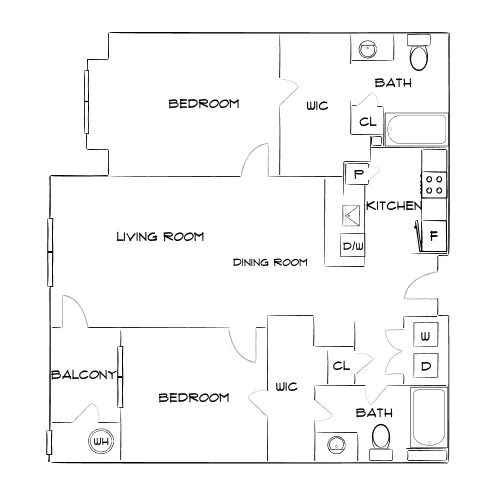 Wesley Village - Charlotte, NC - Diagram