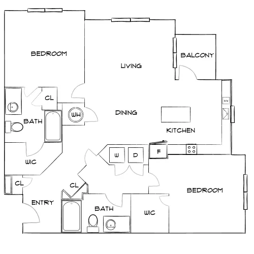 The Anson - Nashville, TN - Diagram