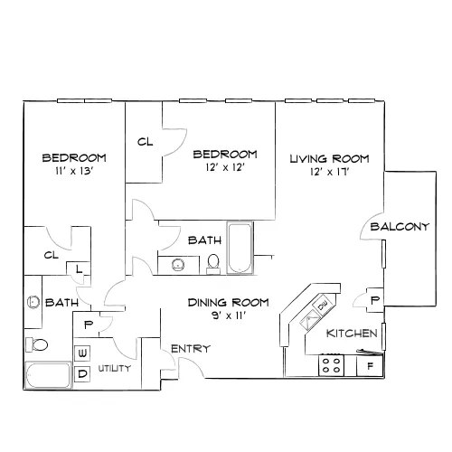 2054 Riverside - Jacksonville, FL - Diagram