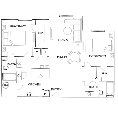 Citi Lakes - Orlando, FL - Furnished Diagram