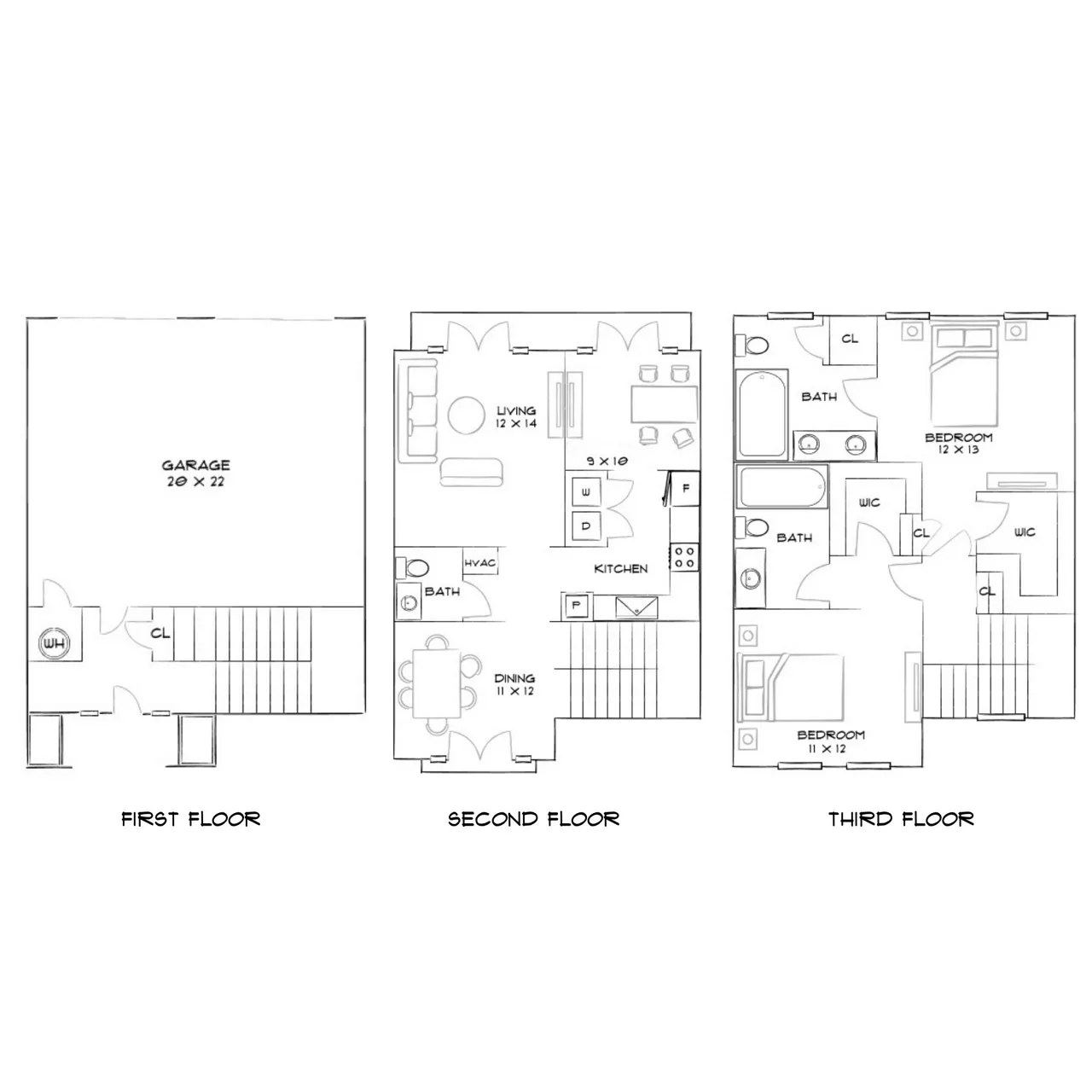 The Hartley - Atlanta, GA - Furnished Diagram