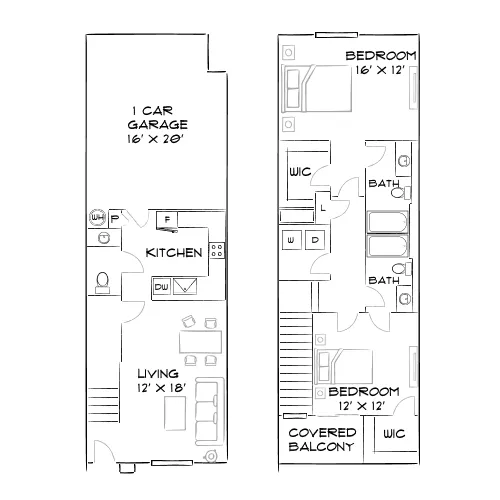 SW - Las Vegas, NV - Furnished Diagram