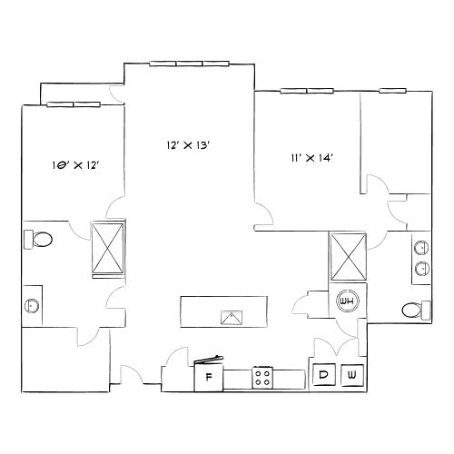 Pine and Parker - Parker, CO - Diagram