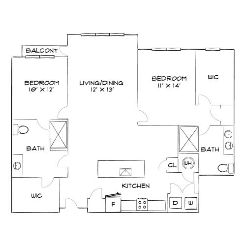 Pine and Parker - Parker, CO - Diagram