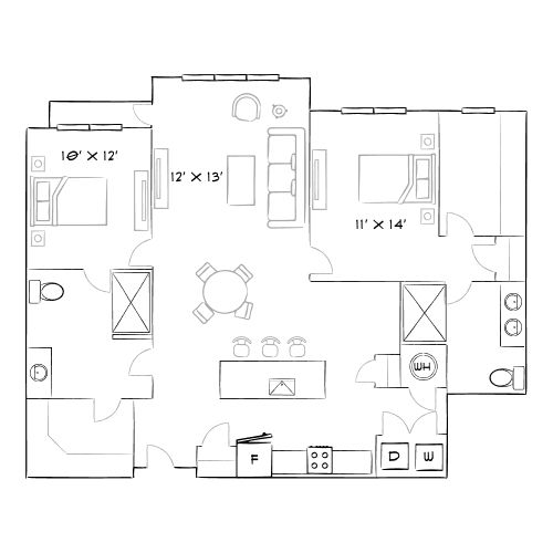 Pine and Parker - Parker, CO - Diagram