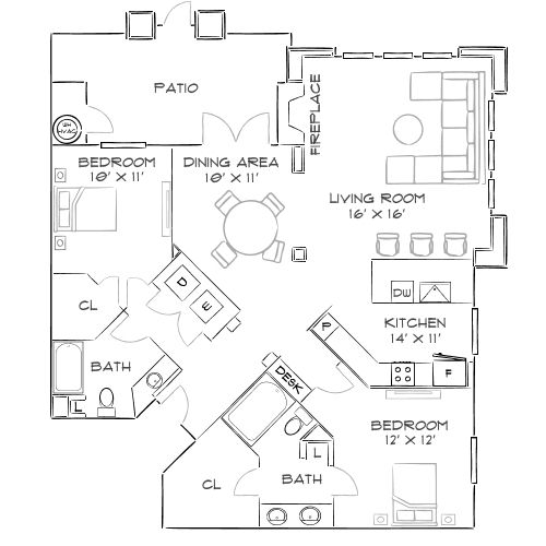 Vineyards at Paseo Del Sol – Temecula, CA – Floor Plan Diagram