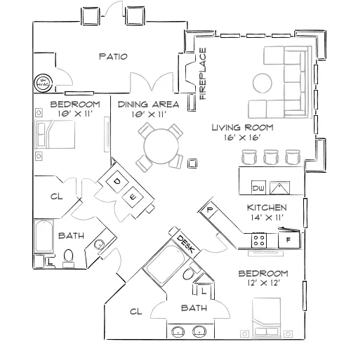 Vineyards at Paseo Del Sol – Temecula, CA – Floor Plan Diagram