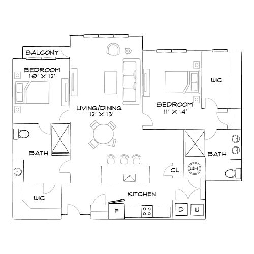 Pine and Parker - Parker, CO - Diagram