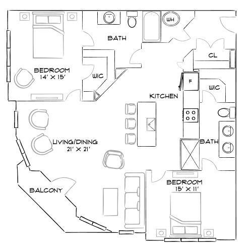Grant Row Lofts - Thornton, CO - Diagram