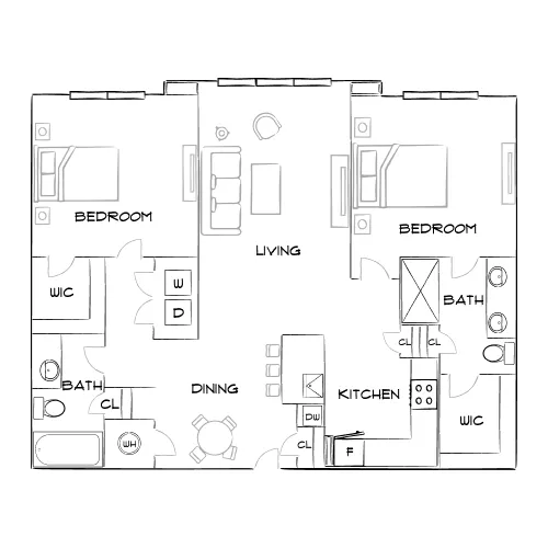 Sire Wellington - Haslet, TX - Furnished Diagram
