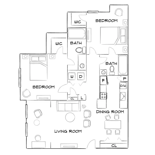 Ridge at Roper Mountain - Greenville, SC - Furnished Diagram