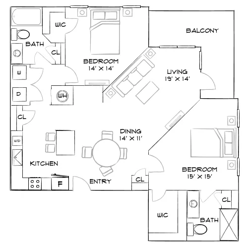 Luxe Lakewood Ranch - Bradenton, FL - Furnished Diagram