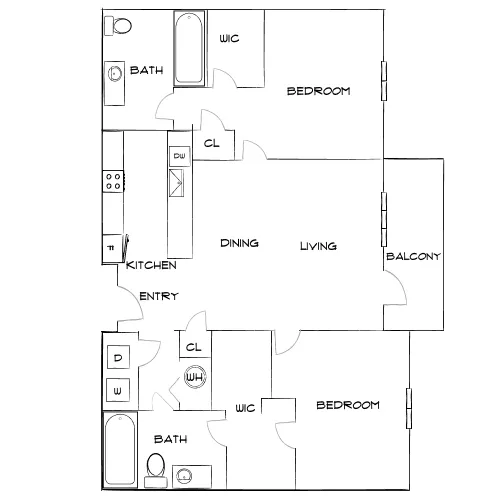 Addison at South Tryon - Charlotte, NC - Diagram