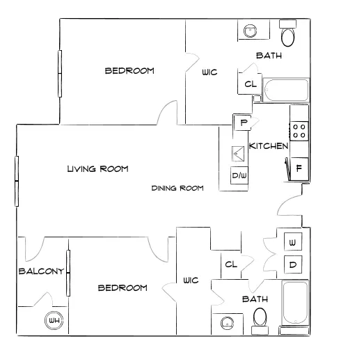 Wesley Village - Charlotte, NC - Diagram