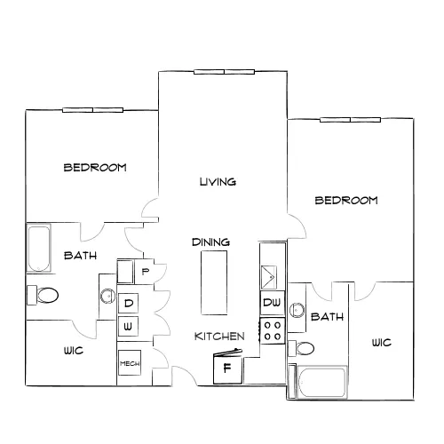 1760 Apartments - Lawrenceville, GA - Diagram
