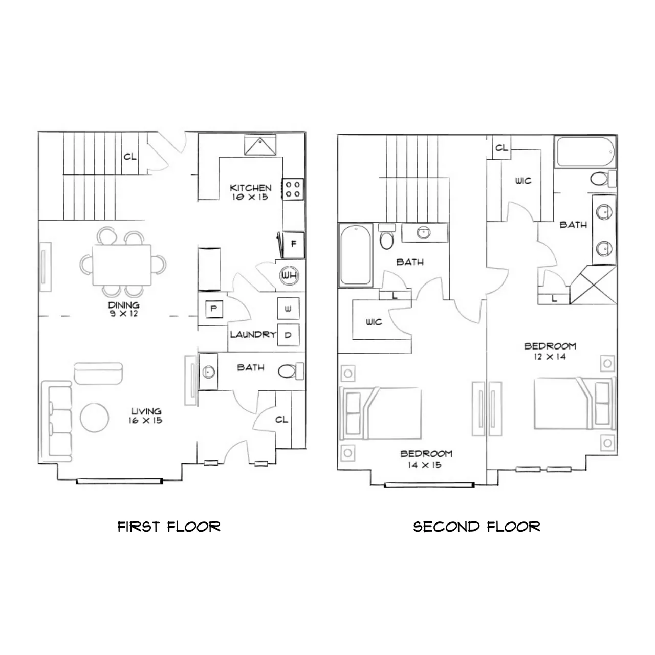 The Hartley - Atlanta, GA - Furnished Diagram