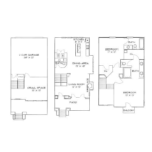 Vineyards at Paseo Del Sol – Temecula, CA – Floor Plan Diagram