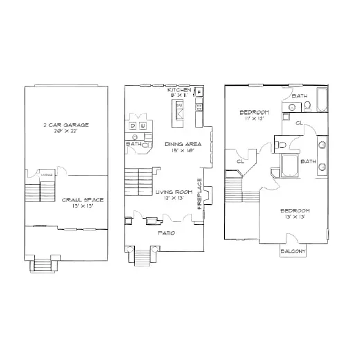 Vineyards at Paseo Del Sol – Temecula, CA – Floor Plan Diagram